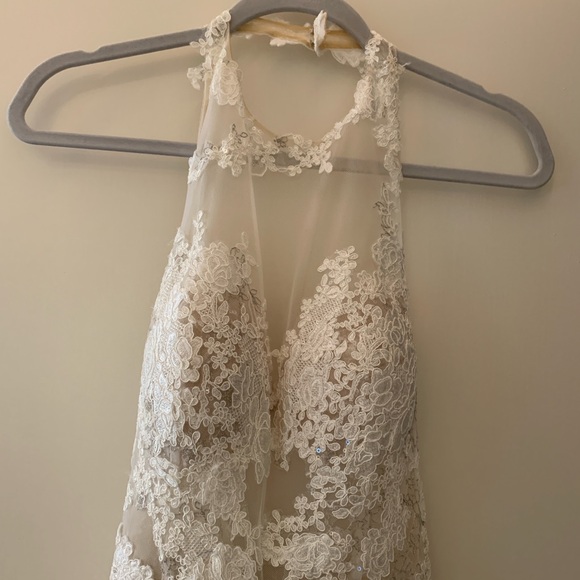 Calla Blanche L’amour Designer Wedding Gown Size 10 - Picture 6 of 16